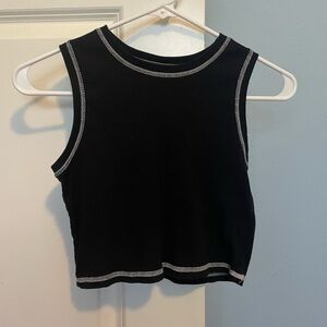 Black tank top